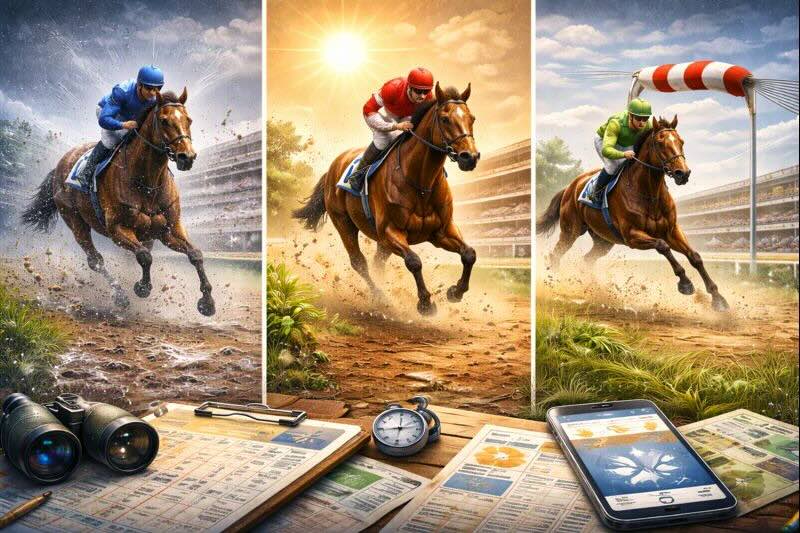 How Weather Shapes Australian Horse Racing: Rain, Heat, and Wind Effects on Outcomes