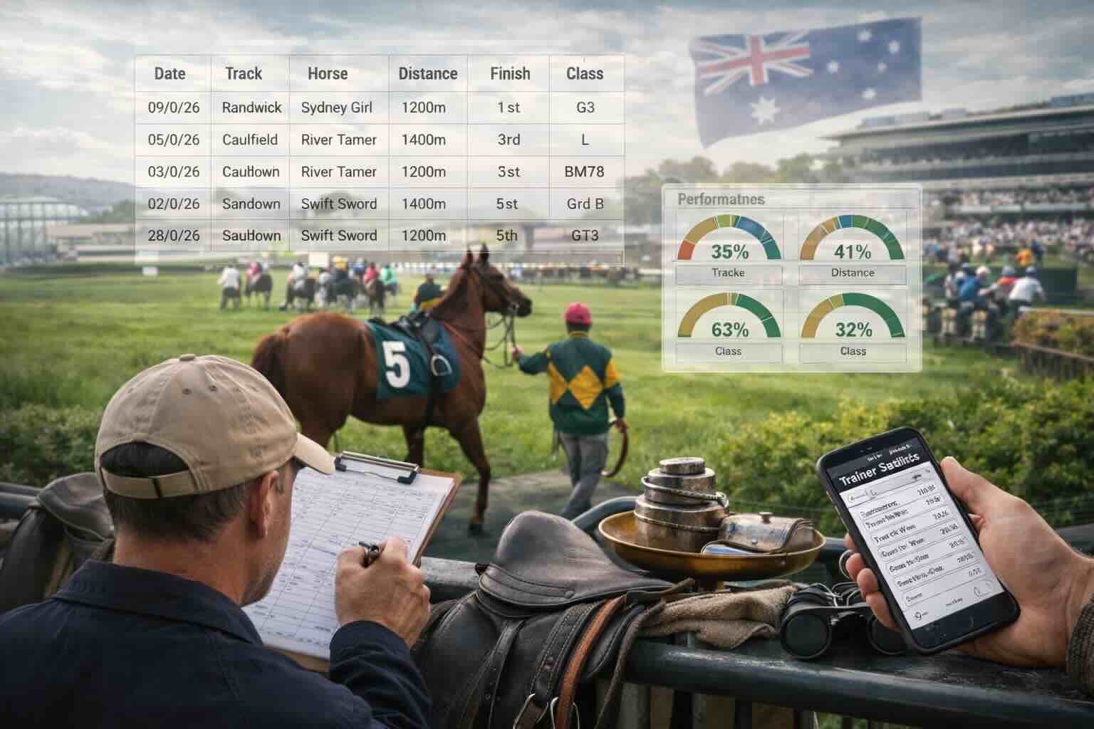 Forme de l'entraîneur décodée : Comment repérer les performeurs constants et les pépites cachées dans les courses australiennes