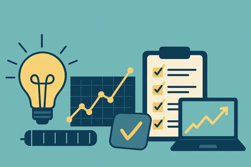 Illustration of racing strategy elements like odds and betting slips