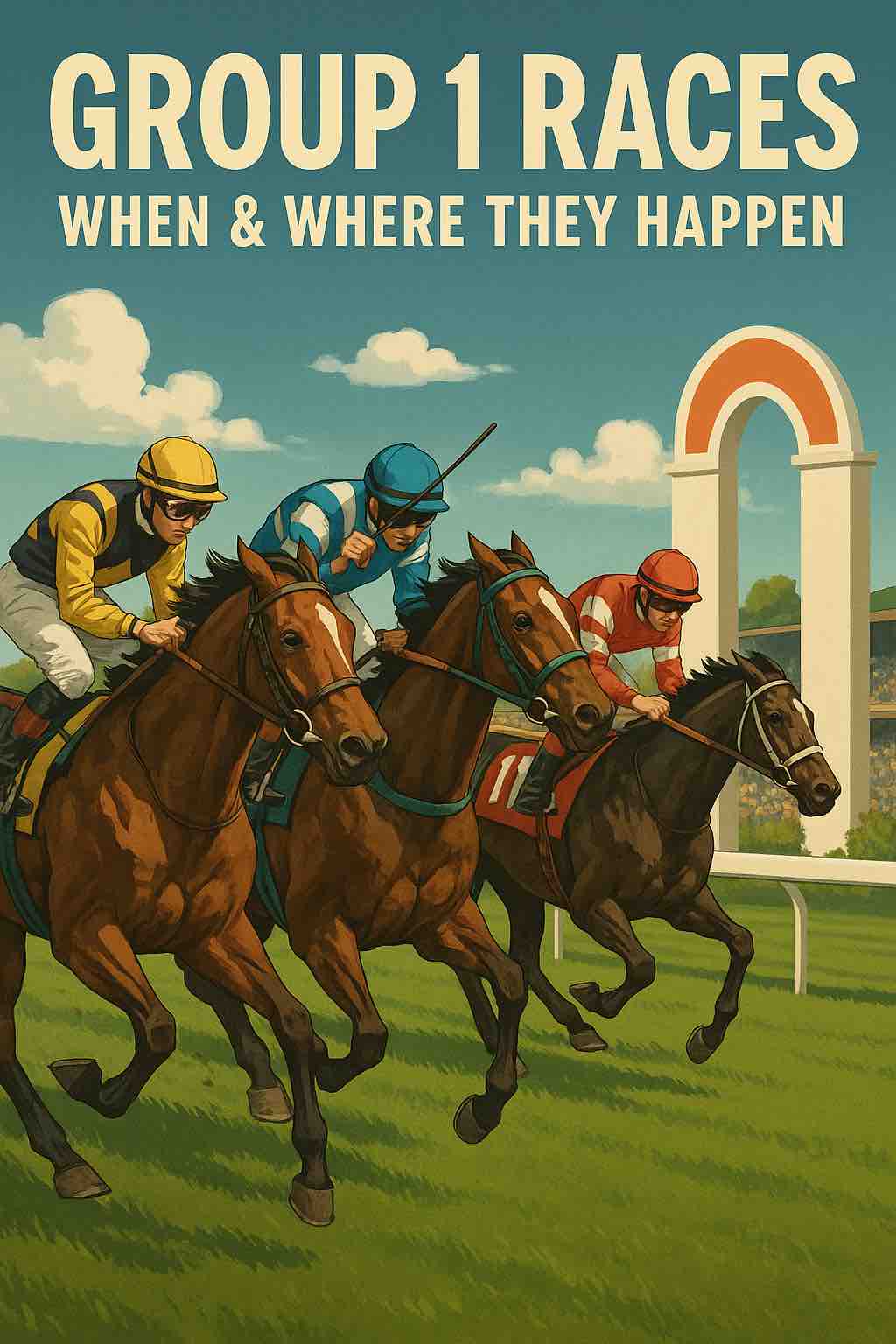 Group 1 races bring the world’s top horses together in thrilling competition