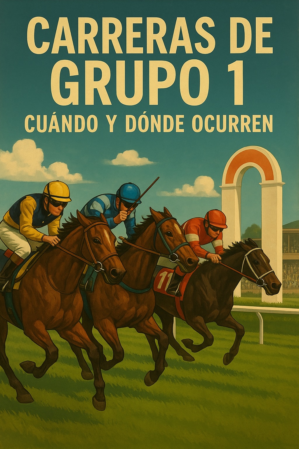 Las carreras de Grupo 1 reúnen a los mejores caballos del mundo en una competencia emocionante