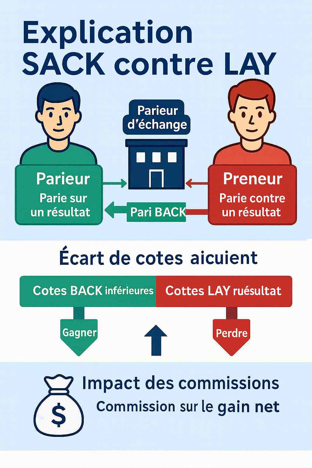 Infographie des paris Back vs Lay