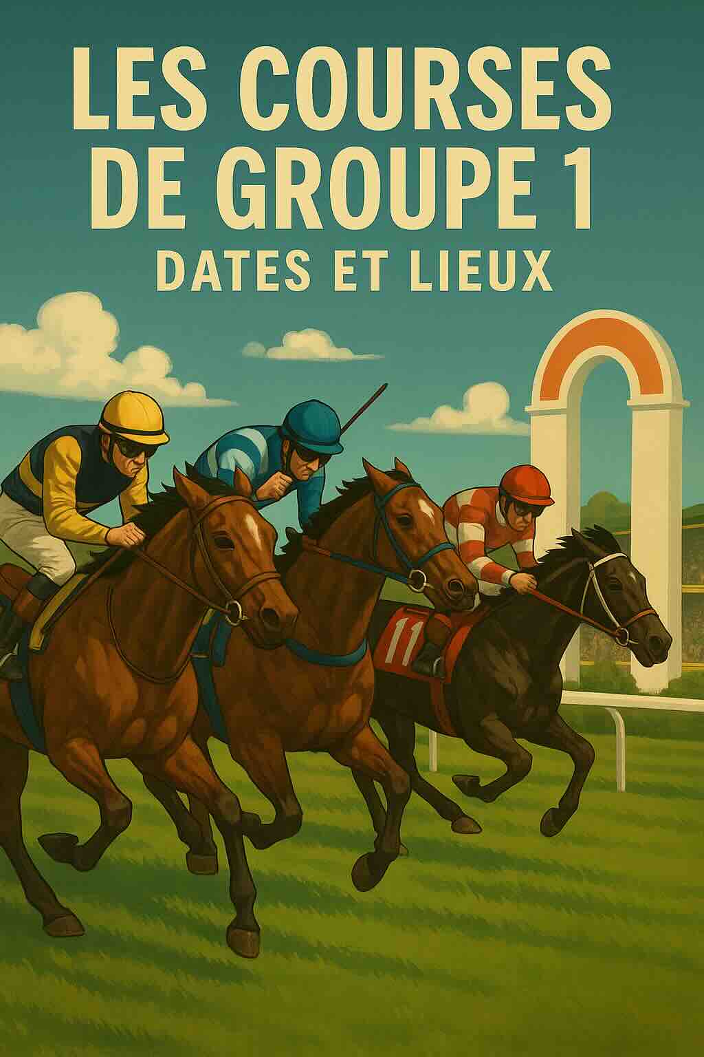 Les courses de Groupe 1 rassemblent les meilleurs chevaux du monde dans une compétition palpitante