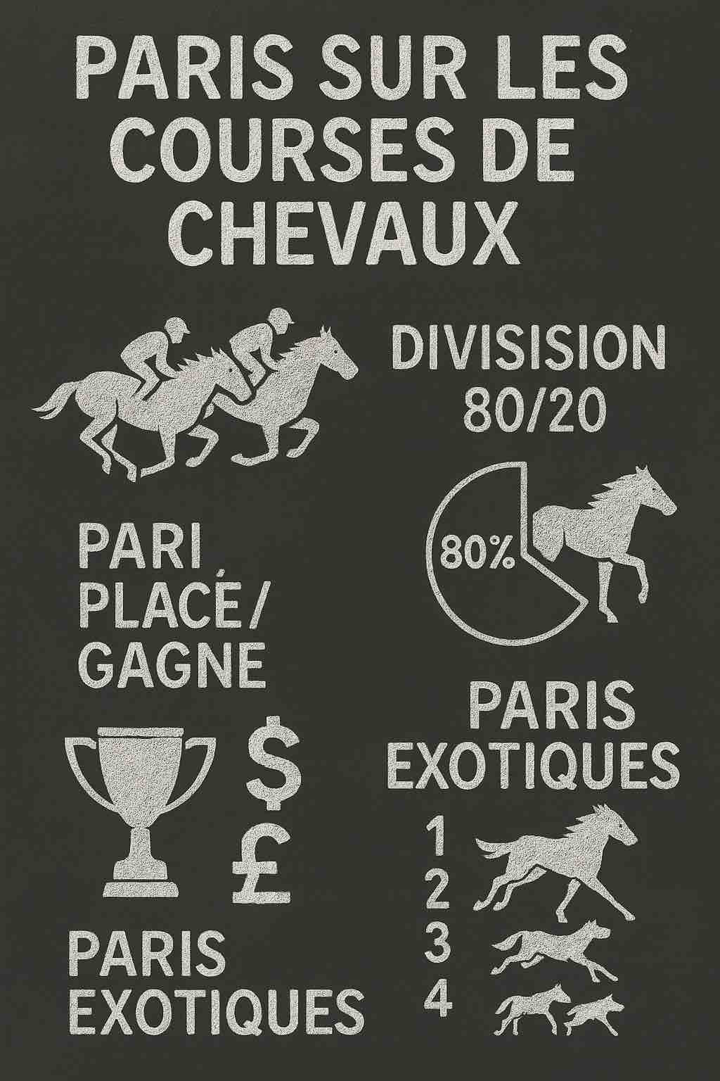 Illustration des stratégies de paris hippiques