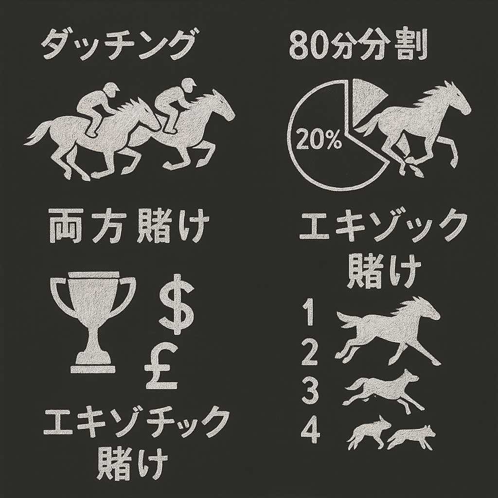競馬予想戦略のイラスト